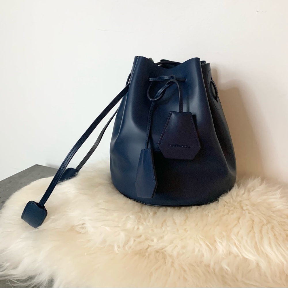 Rabeanco Leather Bucket Bag